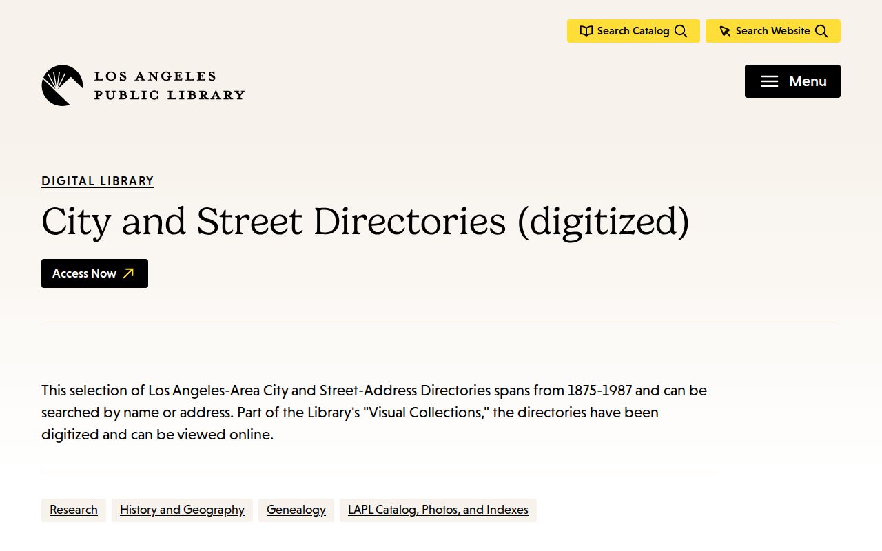 Diamond Bar city directory digitized Los Angeles collection