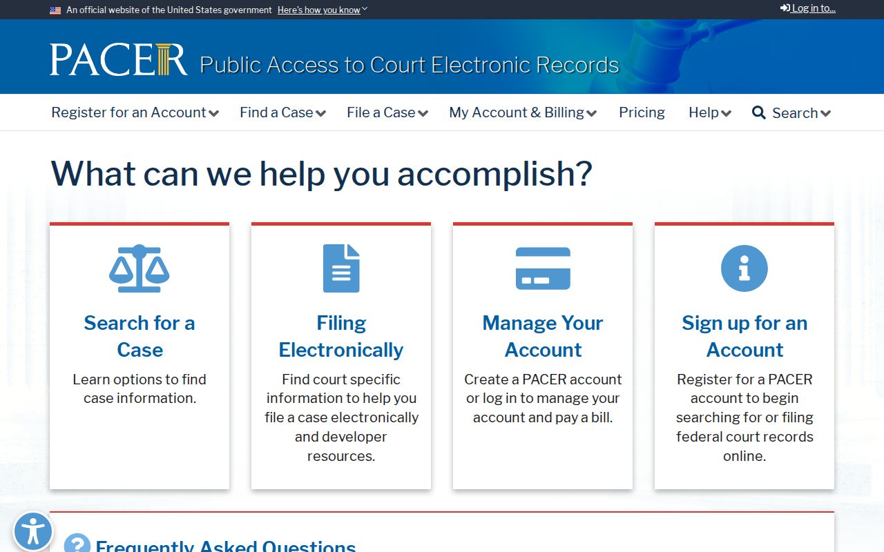 Diamond Bar previous residents federal party and case search